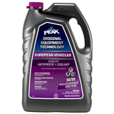 PEAK OET extended life violet coolant bottle for European vehicles, ready for 50-50 mix