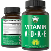 Peak Performance ADK bottle on countertop promoting immune support and bone health.