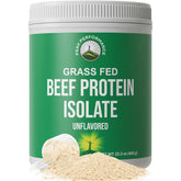 Peak Performance grass-fed beef protein bottle, lactose-free and dairy-free nutrition.
