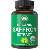 Peak Performance saffron capsules bottle promotes mood balance and natural energy.