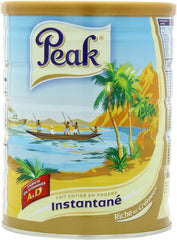 Peak Whole Milk Powder 2lb can front shows premium Dutch dairy and long shelf life.