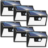 Peasur solar lights front door illuminate entry with motion-activated glow