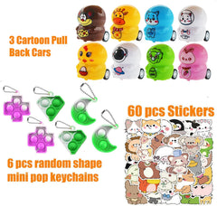 Pebatoor pop keychains collection for interactive games and take-home prizes.