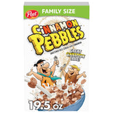 Pebbles Cinnamon PEBBLES cereal bowl showing warm cinnamon aroma and vanilla notes.