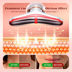 Pedete facial massager with green light 525nm for refreshed skin