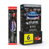 Pedialyte AdvancedCare Plus Strawberry Freeze powder for fast hydration on the go