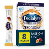 Pedialyte Passion Fruit powder packets for quick hydration with electrolytes