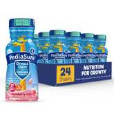 PediaSure Grow & Gain bottle front view showing kid-friendly nutrition benefits.