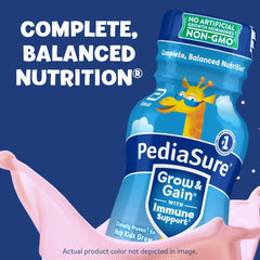 Child drinks PediaSure Grow & Gain to fuel daily activities.