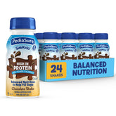 PediaSure SideKicks chocolate bottle, ready-to-drink, protein-rich nutrition for growing kids.