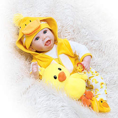 Pedolltree 22-inch yellow duck jumpsuit, easy care and chic look