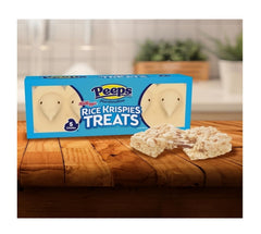 Peeps Chicks Rice Krispy image offering toasted marshmallow cereal nostalgia.
