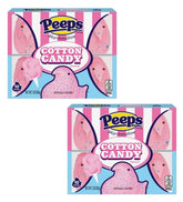 Peeps Cotton Candy Chicks pack-2 view showing colorful, shareable Easter treats.