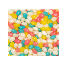 Bright Peeps Jelly Beans in Easter basket decoration