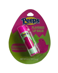 Peeps lip balm set of four flavors ideal for on-the-go care.