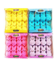 Peeps marshmallow Easter bunnies bundle in four colors for festive snacking and decor ideas