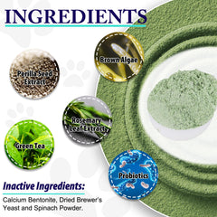Peesnb probiotic dental powder label highlights the daily care benefit.