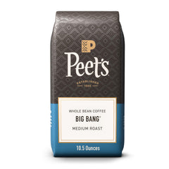 Peet's Big Bang six bags of whole bean coffee for versatile home brewing