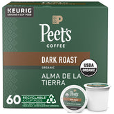 Peet's Alma de la Tierra box exterior shows six boxes of 10 pods for easy reorder.