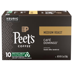 Peet's Coffee Cafe Domingo pod ready for a balanced morning brew
