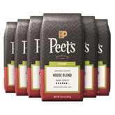 Peet's Decaf House Blend six-bag pack for easy home brewing