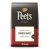 Peet's Coffee French Roast ground bag ready for a bold daily brew.