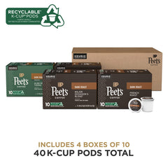 Peet's Coffee Major Dickason's K-Cup pod close-up for a bold morning brew.