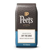 Peet's Off the Grid bag front, ready for daily brewing