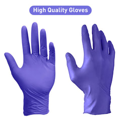 PEIPU nitrile gloves close-up texture for a durable, precise grip.