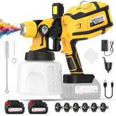 PEMMKORE paint sprayer cordless design enables unrestricted outdoor movement