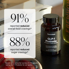 Pendulum GLP-1 Probiotic capsules ready for daily use in routines.