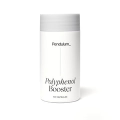 Pendulum Polyphenol Booster bottle front highlighting brand for convenient daily wellness.