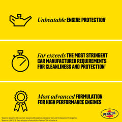Engine components protected by Pennzoil Ultra Platinum during extreme driving scenarios