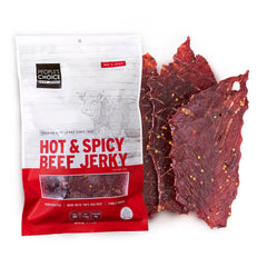 People's Choice Beef Jerky big slab packfront—bold flavor and chewy texture for on-the-go snacking.