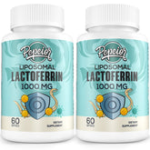 Pepeior liposomal lactoferrin bottle front view for immune support
