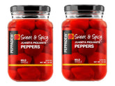 Peppadew Piquant Mild jar front shows sweet and mild heat for snacking