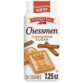 Pepperidge Farm Chessmen Cinnamon Sugar cookies pack: buttery crisps perfect for sharing.