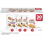 Pepperidge Farm Cookies Variety Pack box front shows assortment for easy on-the-go treats