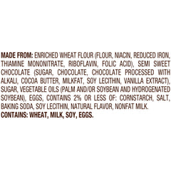 Pepperidge Farm Milano Dark Chocolate Cookies sandwich view with crisp cookies and rich center.