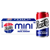 Pepsi Real Sugar mini can hero shows bold flavor for gatherings.