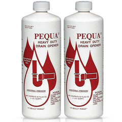PEQUA INDUSTRIES Pequa Heavy Duty Drain Opener bottle front for fast unclogging