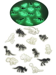 pequano luminous dinosaur charm for shoes glows in the dark, adding playful style