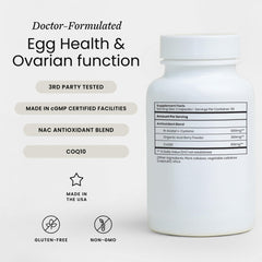 Capsules close-up showing NAC, CoQ10, and açai as part of a convenient daily routine.