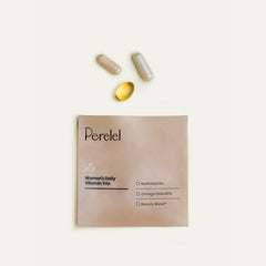 Perelel Omega DHA + EPA softgel featuring triglyceride omega-3 form.