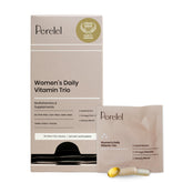 Perelel Women's Daily Vitamin Trio pack on the go supports balanced daily nutrition.