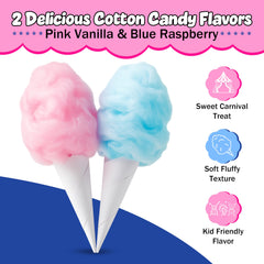 Perfectware dual-flavor cotton candy kit for gatherings and parties.