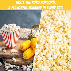 Perfectware popcorn ready to pop, simple at-home preparation.