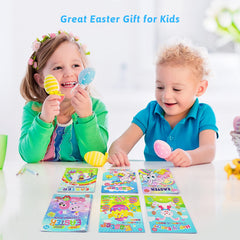 PERFQU adorable bunnies and chicks designs invite gentle coloring