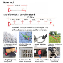 Pershook portable storage bag included for easy transport and tidy storage.