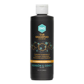 Person & Covey DHS Tar Shampoo bottle front highlights fragrance-free scalp care.